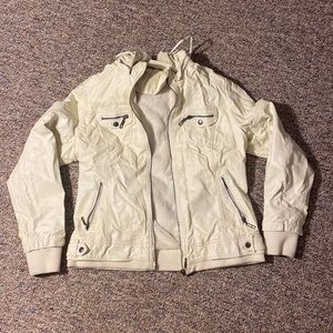 T A Coalition creamy white jacket size S